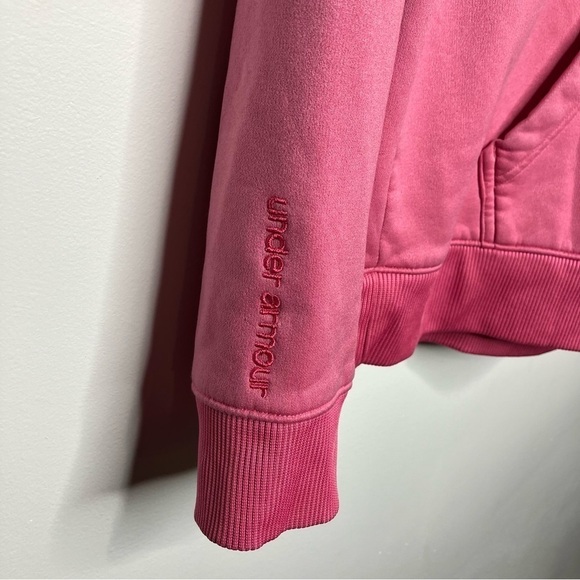 Under Armour semi fitted hoodie size large pink - Picture 2 of 7